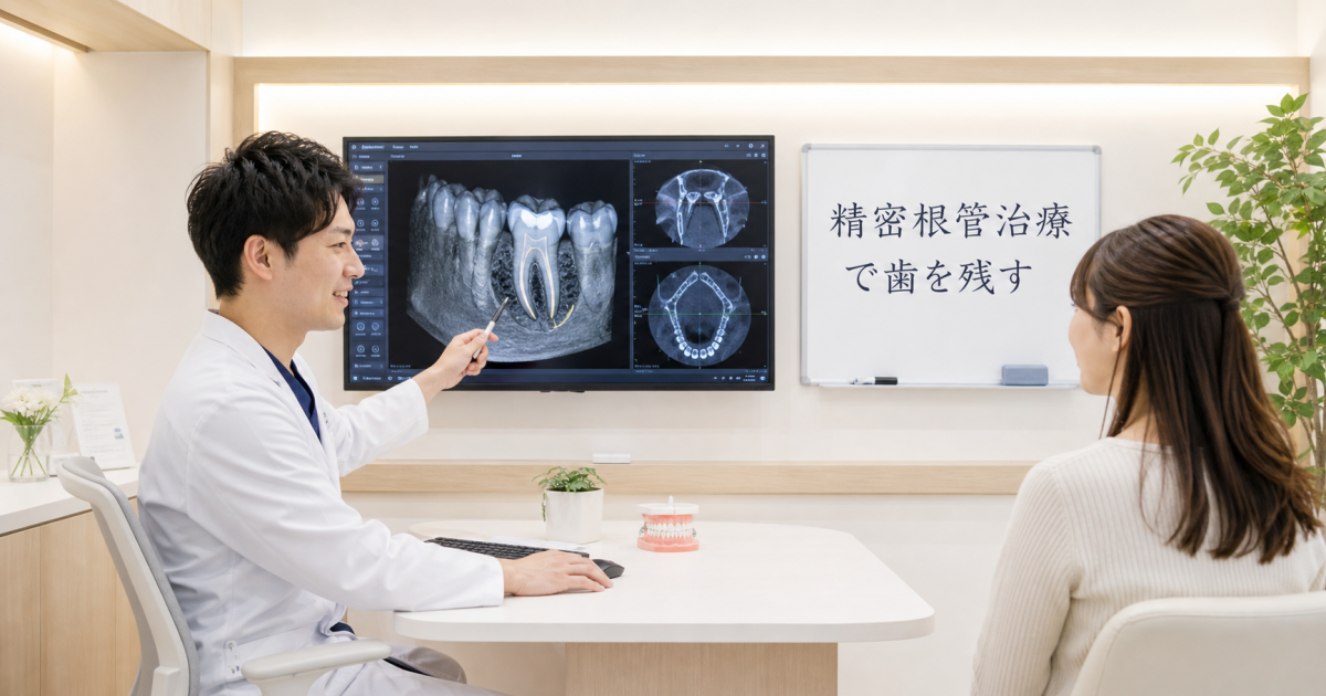 根の治療を放置するリスクとは?骨が溶けるメカニズムと解決法を解説