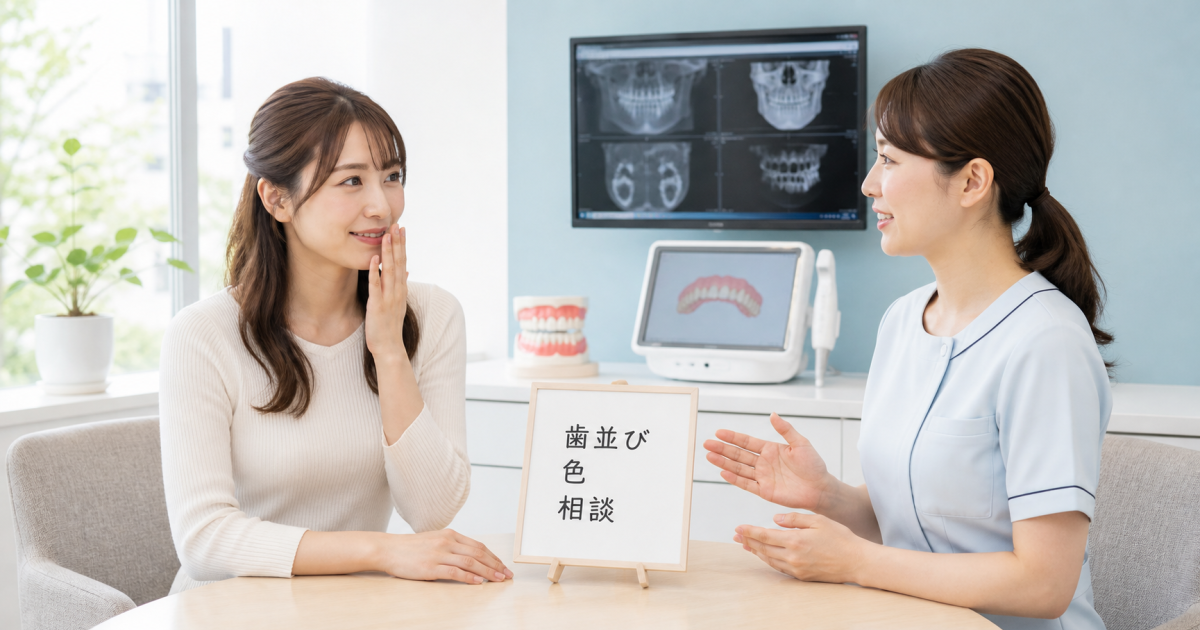 歯のコンプレックスで笑えない方へ|歯科相談でわかる3つの解決法