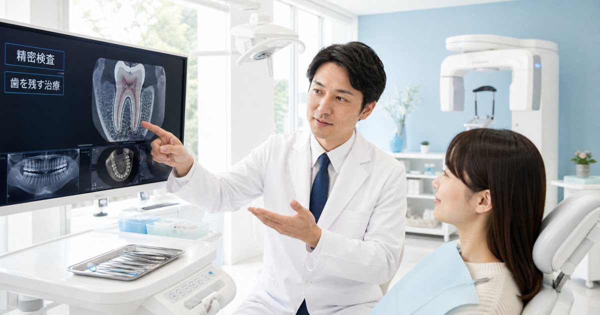 噛むと歯が痛い・浮いた感じと膿の理由は?抜歯を避ける治療法を解説